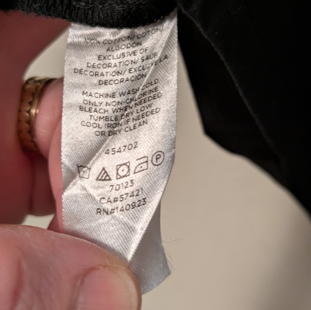 Loft Black Embroidered Women's Top - Picture 6 of 6